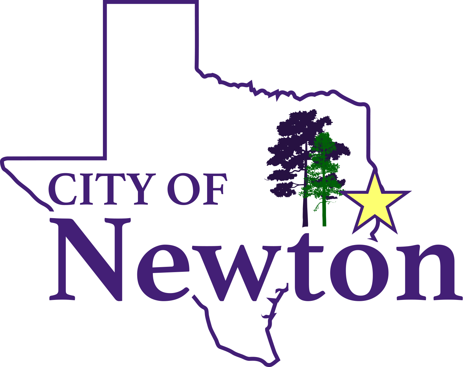 City of Newton logo trees